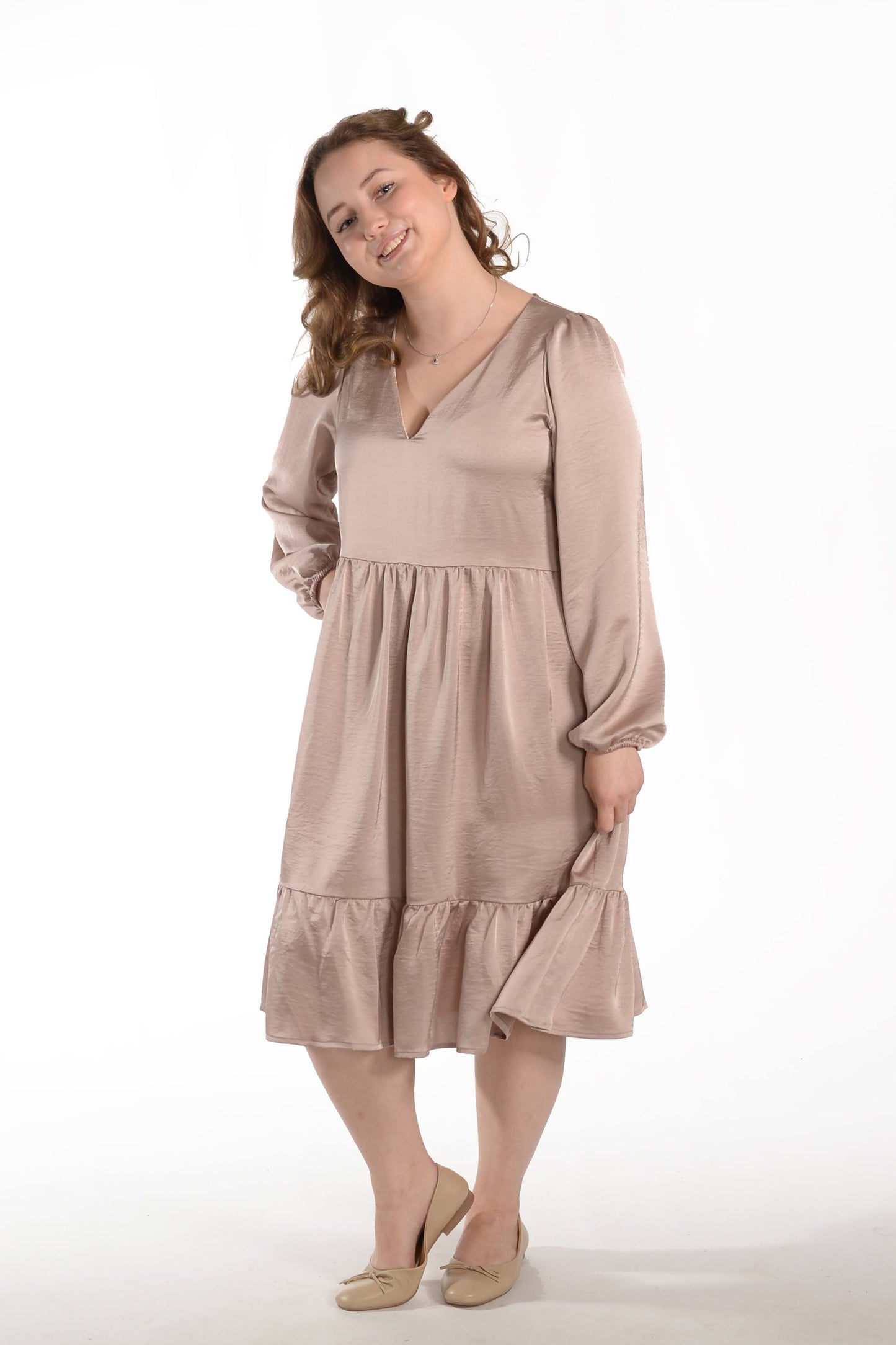 Naisten Allegro-mekko, Light Pink