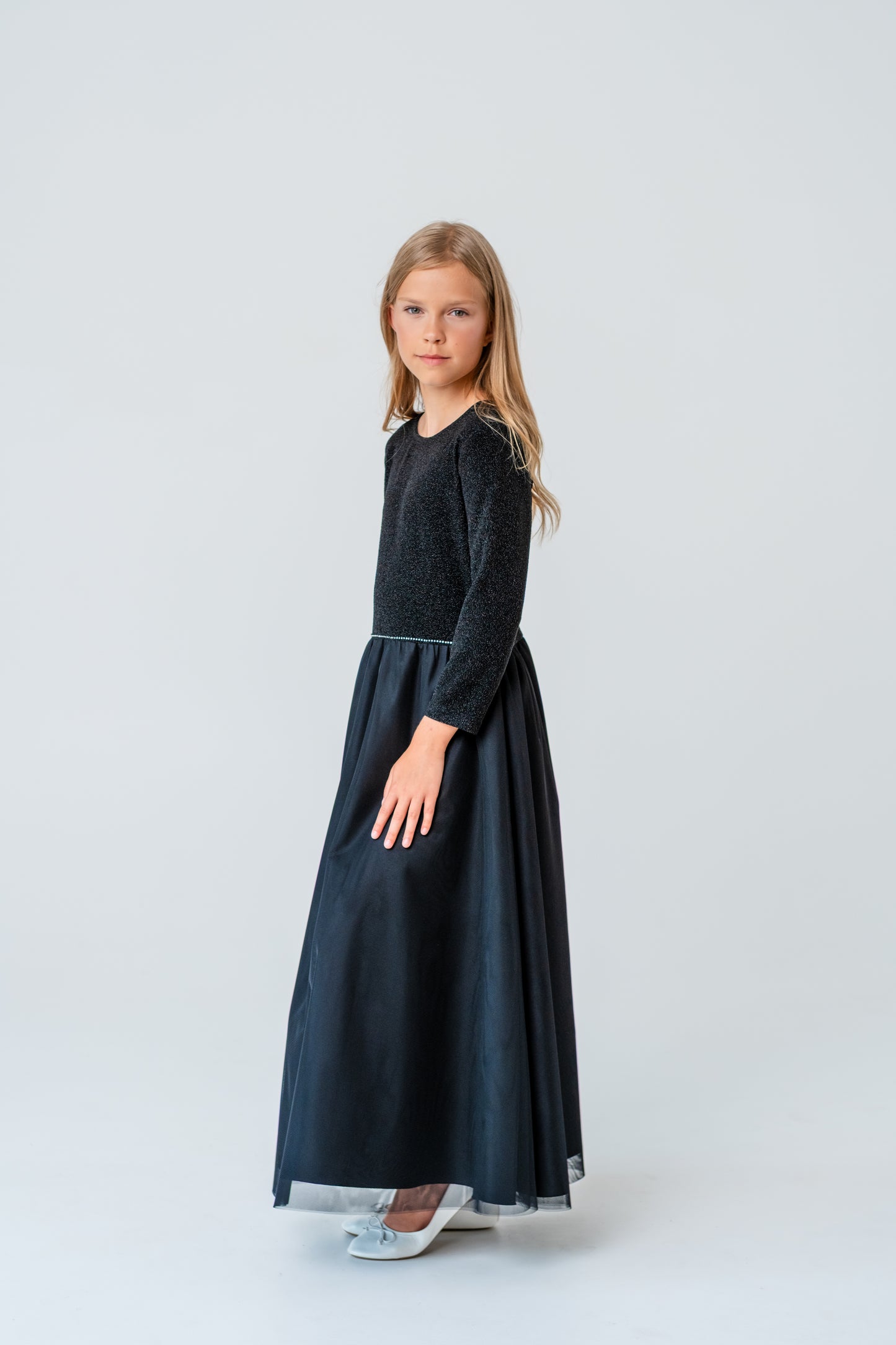 Lasten Vanessa-maximekko, Musta